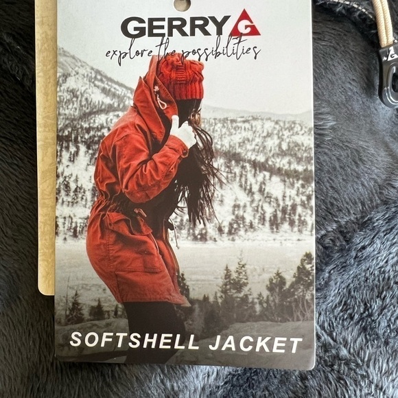 Gerry Softshell Smoke Gray Pale Pink Fur Lined Jacket w/Removable Hood- Med, NWT - Picture 12 of 14